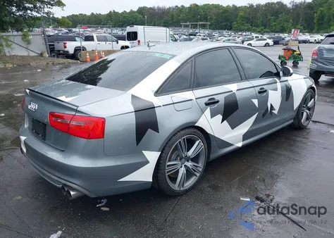 2013 Audi S6 4.0T Prestige из США, поврежденный, VIN WAUJ2AFC8DN033789